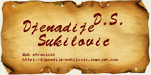 Đenadije Šukilović vizit kartica